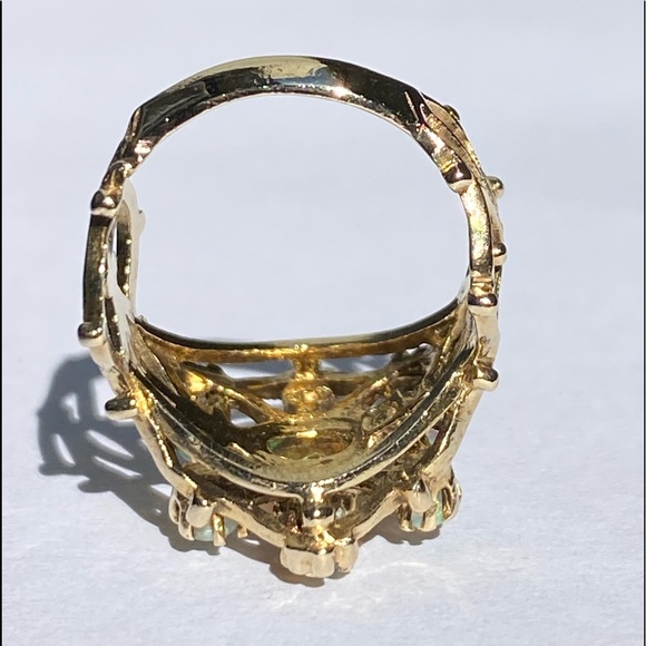 14KT Antique Australian opal ring😍✨ - Picture 11 of 17